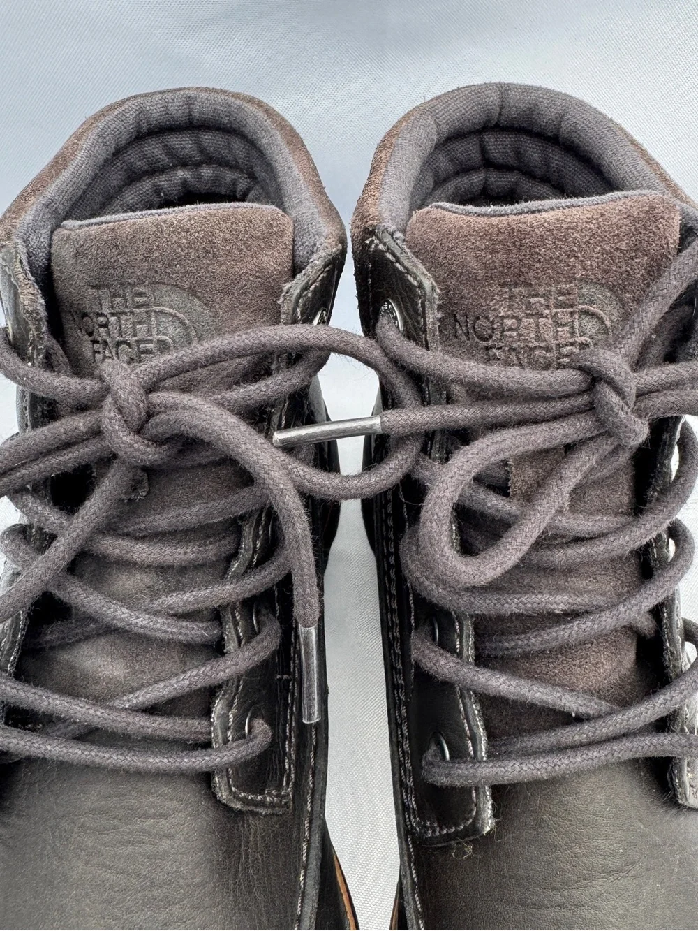 The North Face Men's Black Chukka Boots with Red Accent
